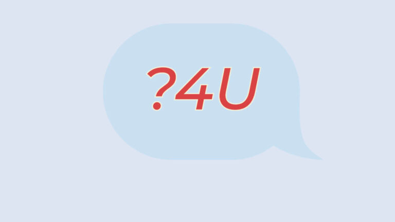 What Does ?4U Mean In Texting and How Is It Used?