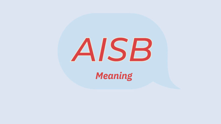 What Does AISB Mean In Texting? (Meaning, Usages, and Examples)