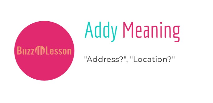 Addy Meaning in text