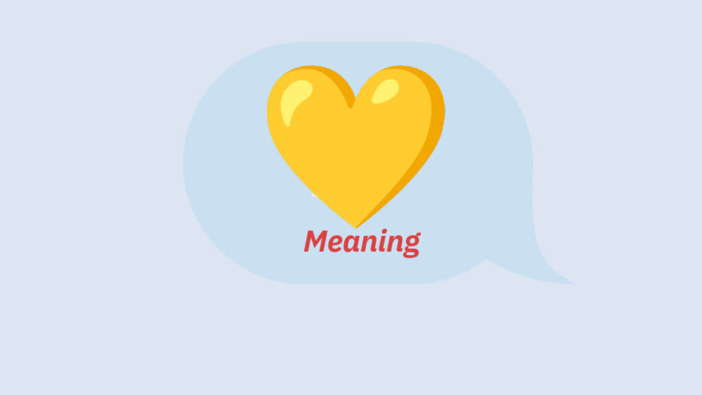 What Does A Yellow Heart Mean In Texting 💛 Usages And Examples 1546